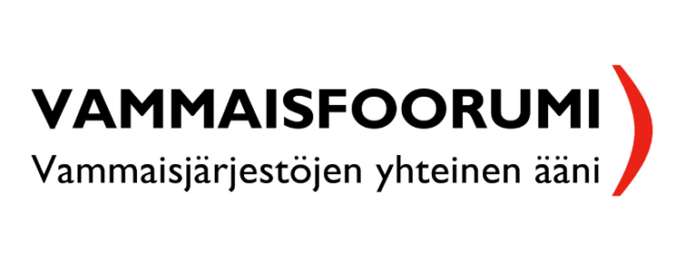Vammaisfoorumin logo.
