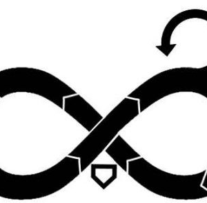 Mira Vorne TMI:n logo, jossa tuunailtu musta äärettömyys-symboli.
