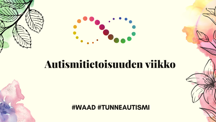 Autismitietoisuuden viikon banneri