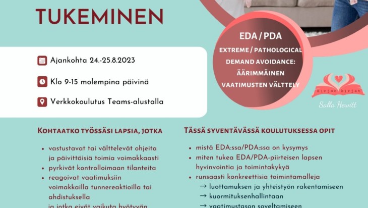 Tapahtumailmoitus kuvamuodossa. Tekstit avattu artikkelisssa.