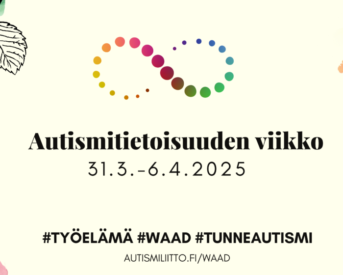 Autismitietoisuuden viikon banneri 2025